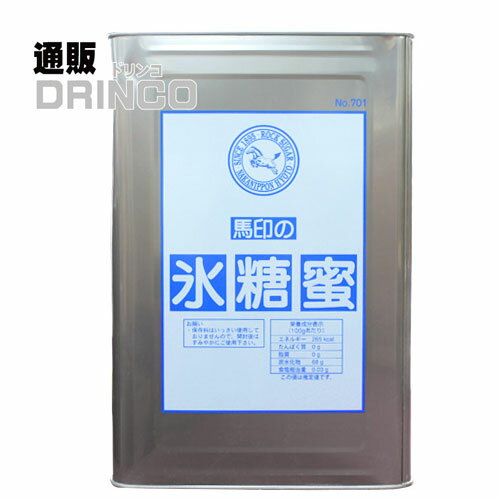 砂糖 馬印の氷糖蜜 業務用 24kg 一斗缶 中日本氷糖 【送料無料 北海道・沖縄・東北 別途加算】 [ ガムシロップ タピオカ　糖蜜　シロップ 蜜 綿あめ かき氷 プロ 食材 仕入 大容量 いっとかん 飲食店 ]