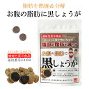 お腹の脂肪に黒しょうが[機能性表示食品]30粒/30日分 ブラックジンシャー 黒生姜 ダイエット サプリメント おなかの脂肪対策【メール便OK】