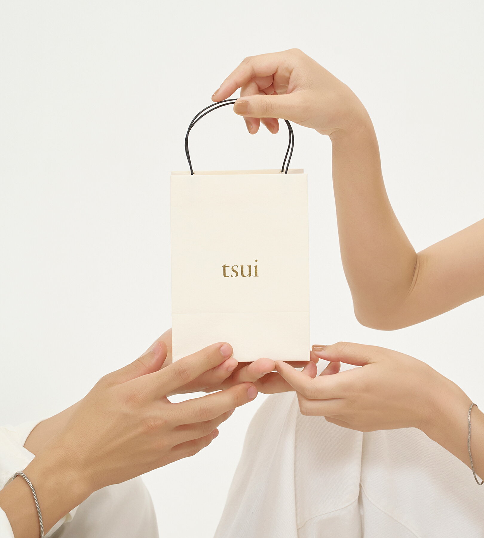 最大10%OFFクーポン tsui ギフト ショッパー（単品） ラッピング　アクセサリー ギフト 紙袋 アクセサリー用 手渡し袋 2