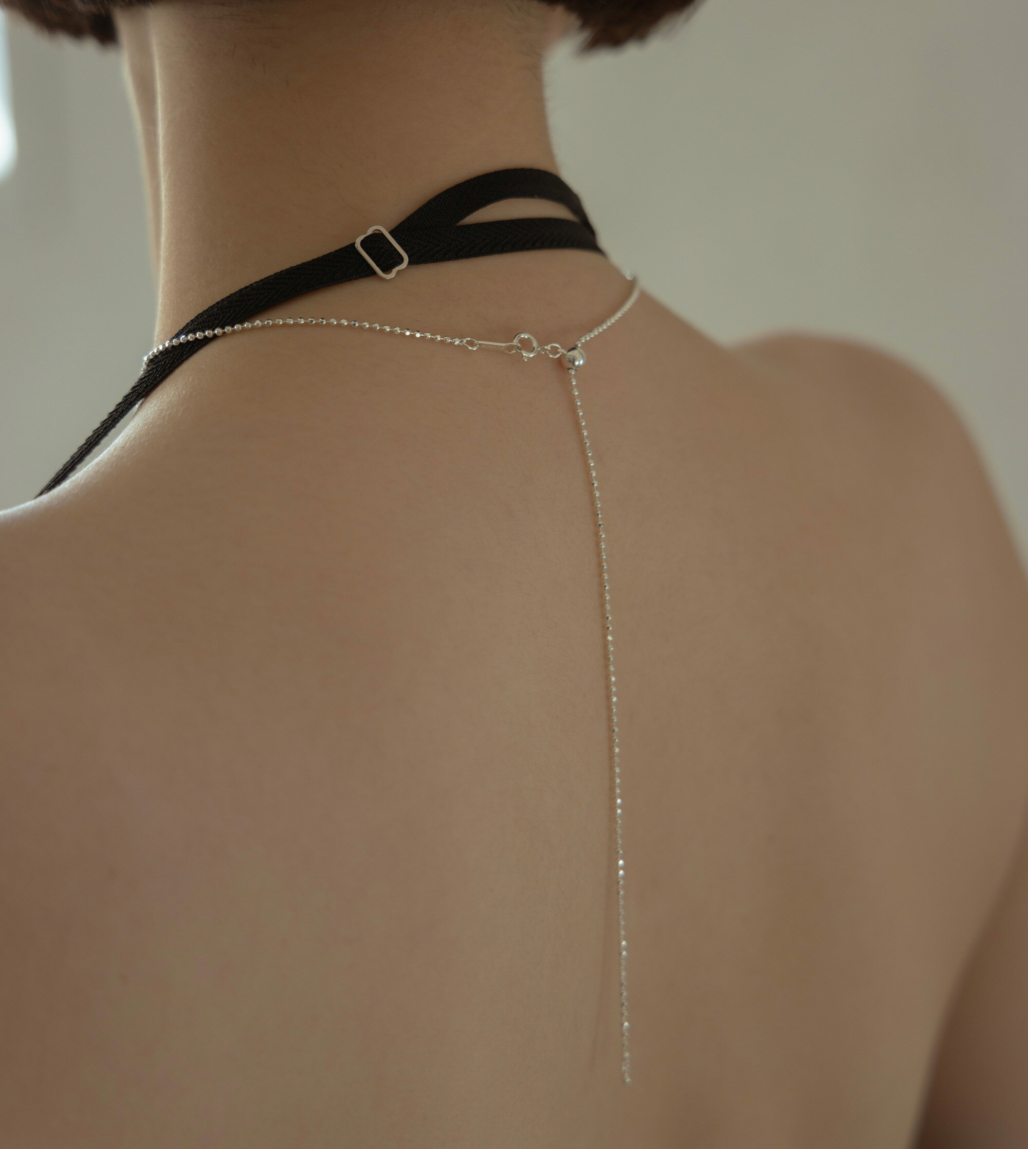 ��10%OFF3/11�ޤǡ��ۥ������� �ͥå��쥹 ��ǥ����� ��� ����С� �����奢�� �⡼�� ��Ͳİ��� �ڥ������� PIXEL CHAIN NECKLACE �ԥ������������ �ͥå��쥹 tsui �ĥ�