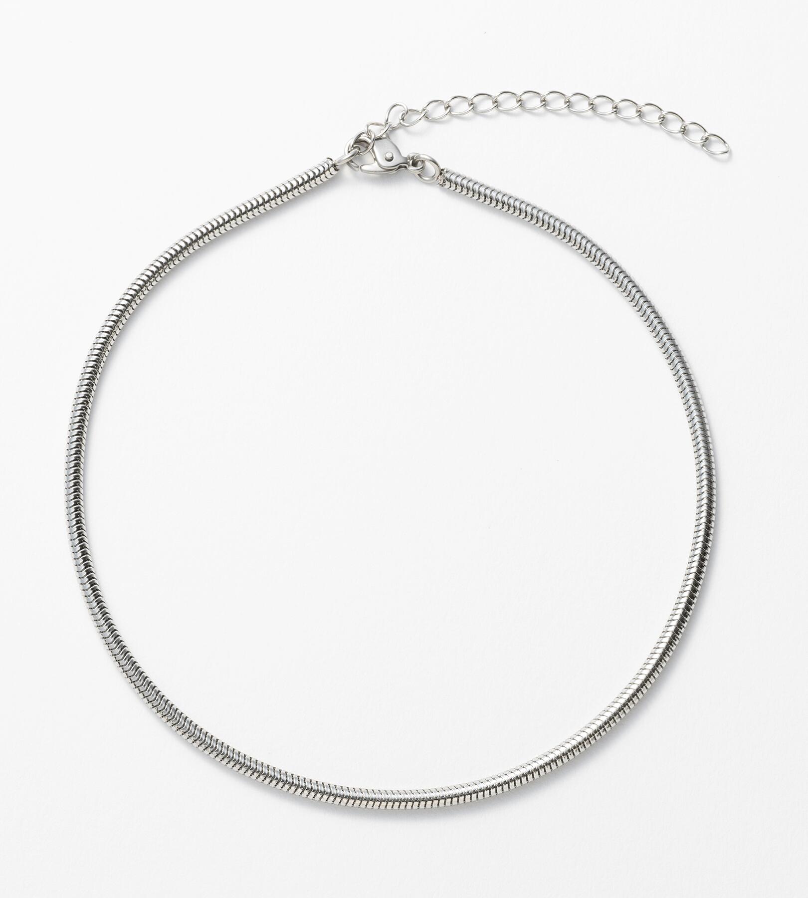 ファイン ステンレス スネークチェーン アンクレット メンズ レディース 男女兼用 ジェンダーレス シルバーカラー STAINLESS ワンサイズ 調整可能 ペア お揃い クール