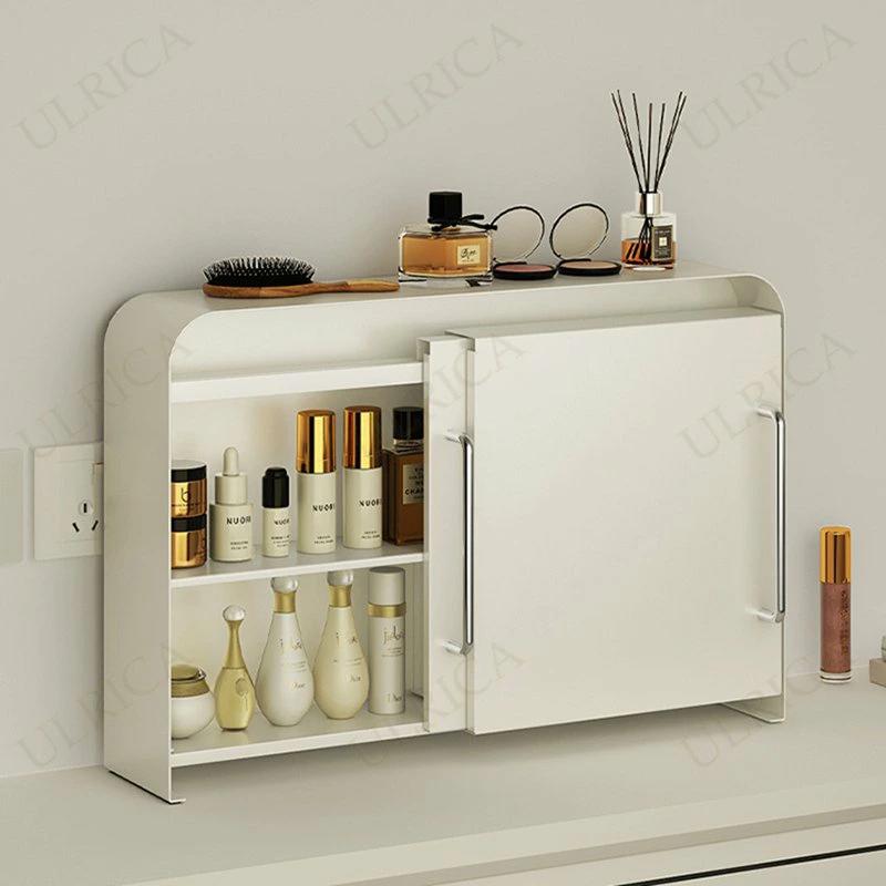 収納棚 収納ラック 厨房用品 コスメ収納 大容量 キッチン 厨房収納 コップ収納 ドア付き 可視設計 開閉設計 北欧風 食器収納 安定 調味料収納 小型 空間有効利用 軽量 台面収納 高品質 使用便利 機能性 安定感 快適 気品 2410-AL62