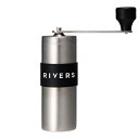 【送料無料/コーヒー豆20gおまけ付】COFFEE GRINDER GRIT / コーヒーグラインダー グリット シルバー手挽きミル キャンプ ハイキング 登山...