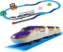 プラレール 連結!E8系つばさ&トミカアーチ踏切セット(初回特典S字レール3本付き)