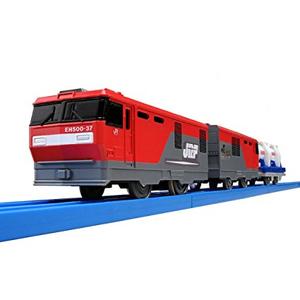 ★特徴 　・S-25 EH500 金太郎（三次車）のリニューアル車両が、プラレールに登場！ 　・3両目は、積み替えができる小型タンクを2つ搭載したコンテナ車になっています！ 　・先頭車が動力車になっており、2スピード仕様！ 　・スイッチをオフにすると、手ころがし遊びもできます！ ★メーカー　タカラトミー ★パッケージサイズ(mm)　70×410×40 ★電池　単3乾電池1本(別売り) ★玩具安全基準　合格 ★対象年齢　3才以上