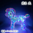 【ポイント5倍 期間限定】【個人様購入可能】● 光る 犬 (plS3ek) 電飾 パーティ ネオン かわいい ドッグ いぬ DOG 送料無料 94294