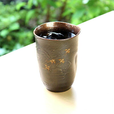 【個人様購入可能】● 華正工房 うるしけんこうグラス 波千鳥（大）【GTI001-TI】 送料無料 19031