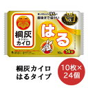 【ポイント5倍 期間限定】【法人・企業様限定販売】 小林製薬 桐灰 カイロ 貼る 10枚×24袋 使いすてカイロ 送料無料 06068