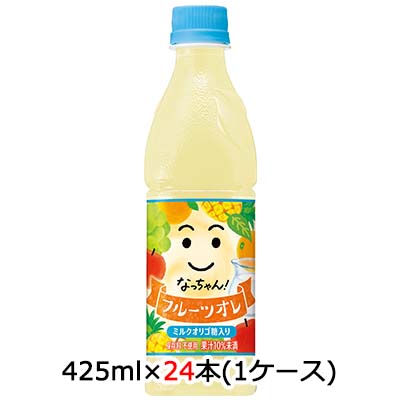 【個人様購入可能】[取寄] サントリー なっちゃん フルーツオレ 425ml ペット 24 本 (1ケース) 送料無料 48686のサムネイル