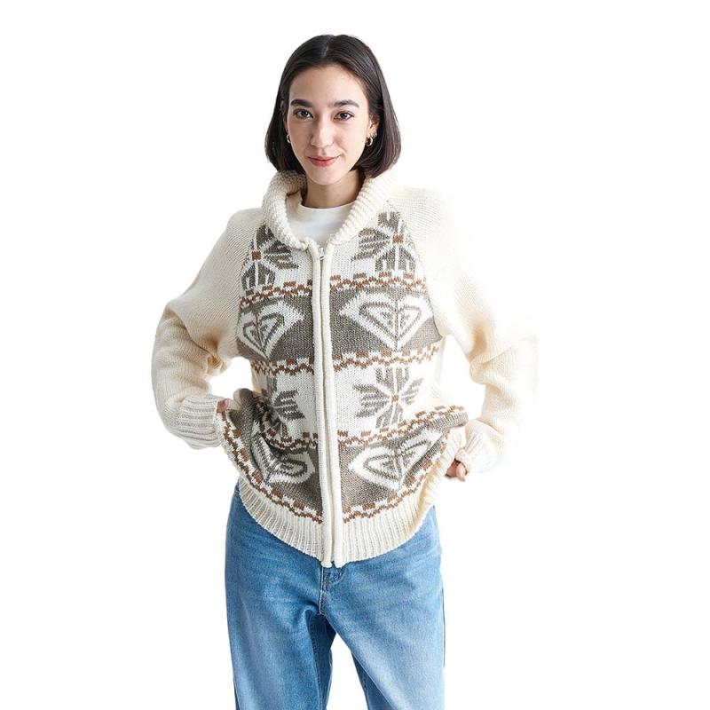 [ロキシー] リバイバル カウチンニット レディース RJK244021