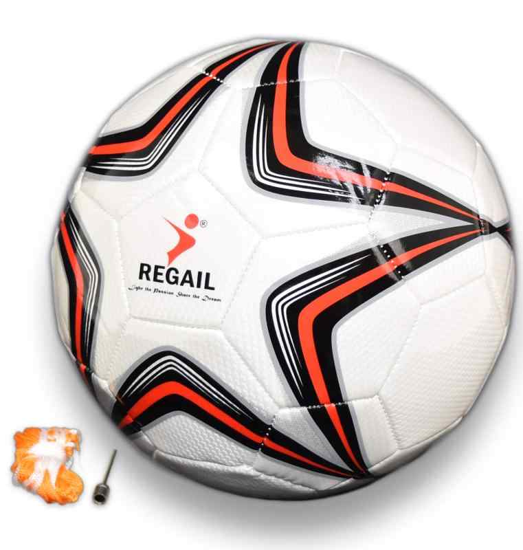 MODELA サッカーボール 5号球 空気針・ボールネット付き 1区画19針縫い 糸巻きライナー構造