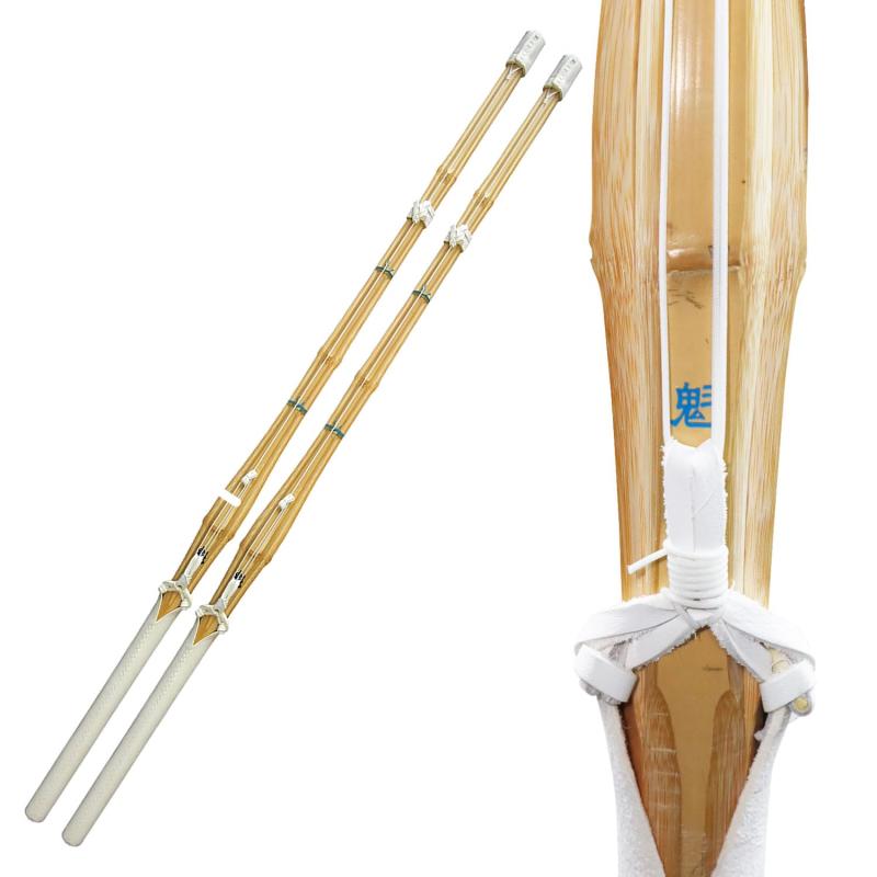 武藤 魁 胴張実戦型 真竹 W床仕組完成品 2本1組セット 3.9尺 一般男性用