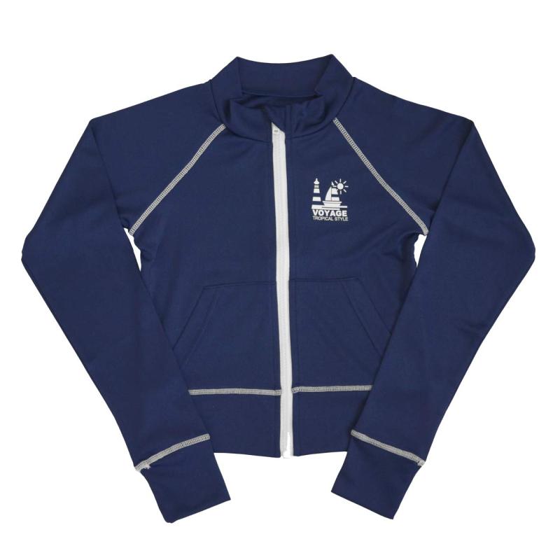 [クロスロード] ラッシュガード ベビー 長袖 ジップアップ 男の子 水着 UPF50＋ UVブロック bsr-3002