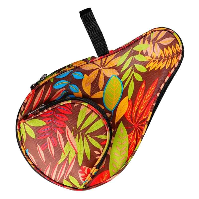 卓球ラケットバッグ、ボールラケットカバー、卓球収納バッグ、卓球ラケット保護収納、ボール3個収納可..