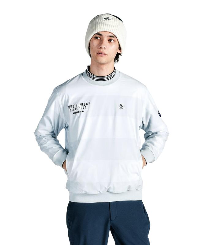 [マンシングウェア] ジャケット リバーシブル 表はっ水 裏フリース プルオーバー ゴルフ MG4FJK24M メンズ