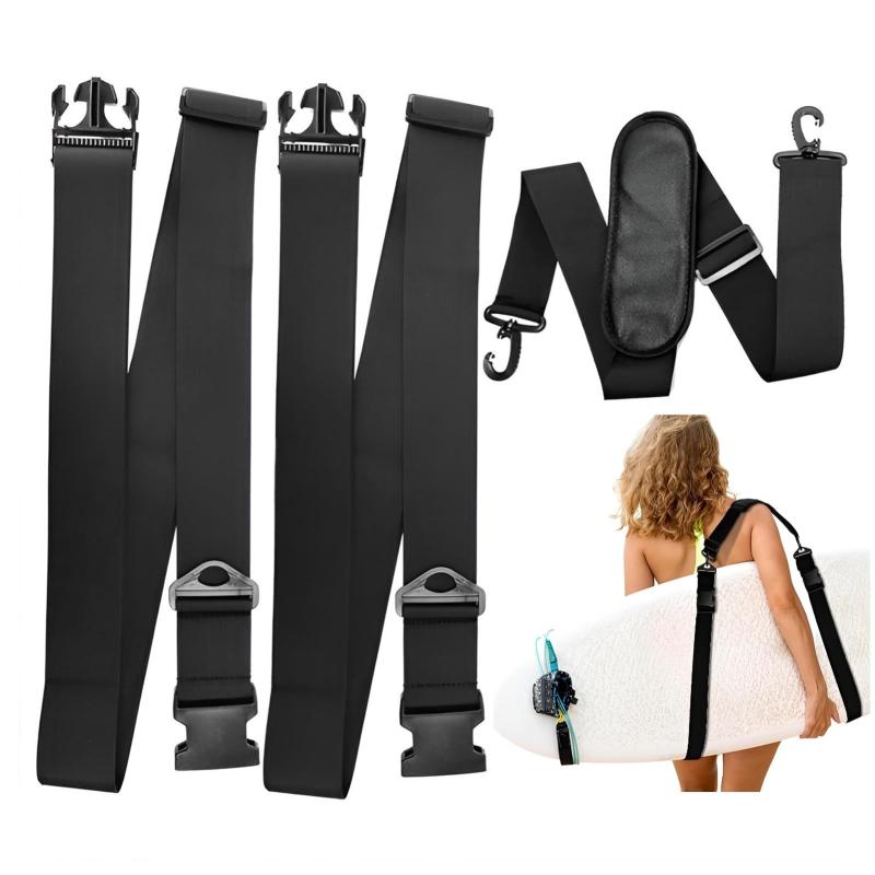 [ZERONOWA] サーフボード ストラップ サーフボードキャリー 肩掛けベルト 調節可能 持ち運び用