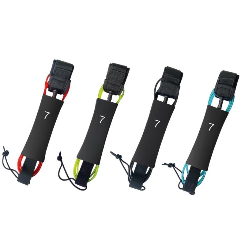 GloryOry サーフボード用 リーシュコード 7ft 7mm サップ サーフイン サーフボード コード 足首リーシ..