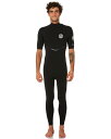 RIPCURL リップカール E-Bomb Zip Free 2/2 Short Sleeve Wetsuit Steamer フルスーツ ウェットスーツ ウエットスーツ ノンジップ 2×2mm メンズ インポート 2022年春夏 品番 WSM3TE