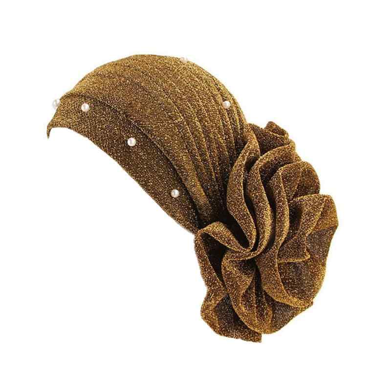 [Xiang Ru] 全6色 抗がん剤 ケア帽子 ターバンキャップ 帽子 レディース 無地 花 オシャレ 春夏秋冬 室..