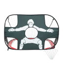 A-ITEM 2WAYサッカーゴール 折りたたみ式 ワンタッチ組立て トレーニング ポータブル フットサル 軽量