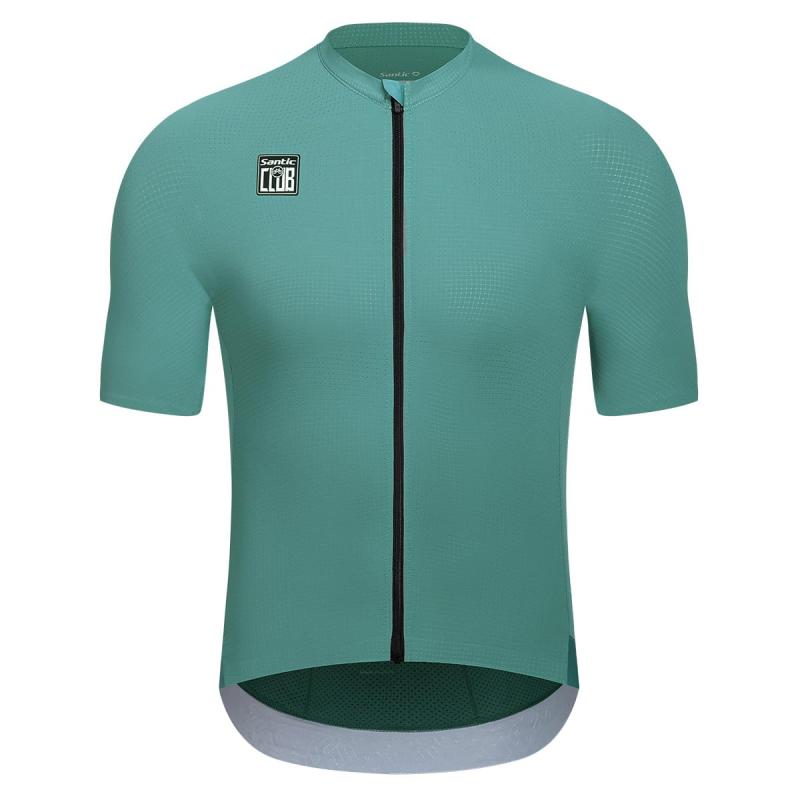 [サンティック] 2025 サイクルジャージ メンズ 半袖 夏 ロードバイク サイクリングウェア 自転車 吸汗速乾
