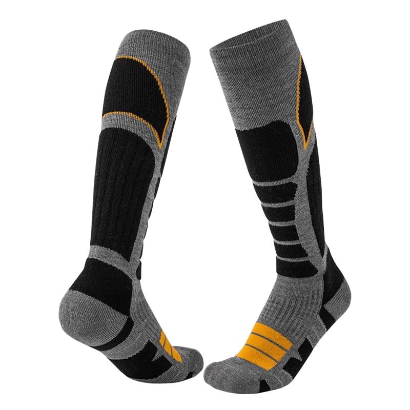 [GUGULUZA] スノーボード スキー靴下 メンズ メリノウール 防寒 スキーソックス スノーボードソックス 男性 抗菌防臭 吸汗速乾 保温 アウトドア スポーツ 秋冬用 厚手 運動ソックス