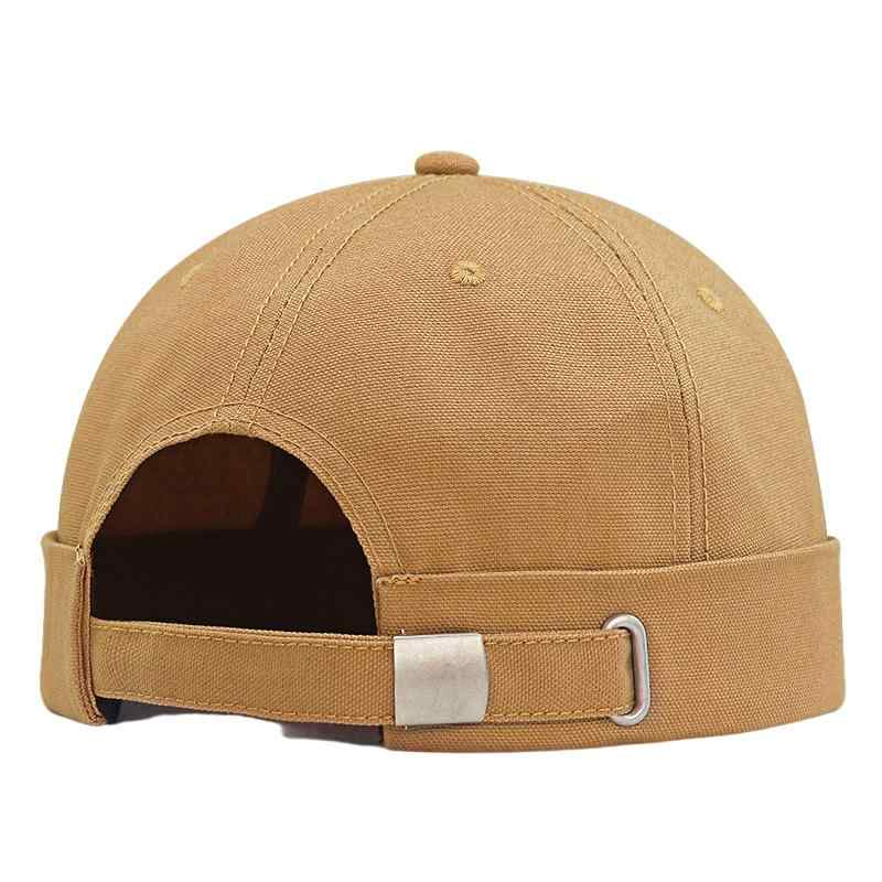 [Xinjd] キャップ メンズ 大きいサイズ つばなし帽子 頭の大 深め コットン ロールキャップ フィッシャーマンキャッ