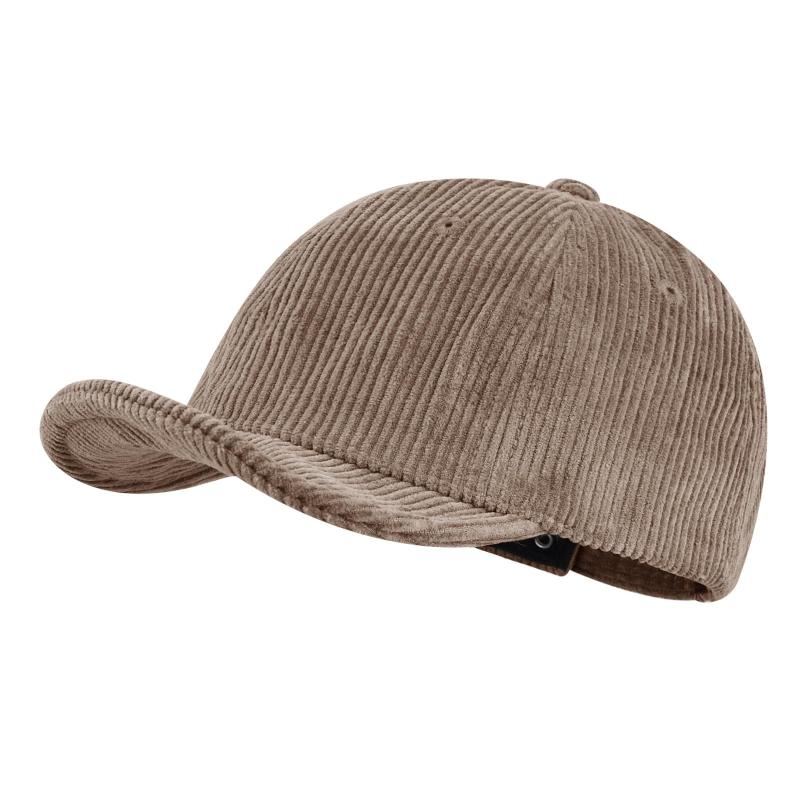 乐天商城 - [Croogo] アンパイアキャップ オシャレ 短いツバキャップ コーデュロイ ショートブリム ソフトキャップ 小さな BBキャップ 野球帽 ブリッジキャップ メンズ レディース 短い帽子 日よけ帽子