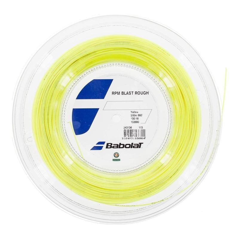 バボラ(Babolat) 硬式テニス ストリング RPMブラスト ラフ 125/130 (200mロール) BA243136 イエロー 130