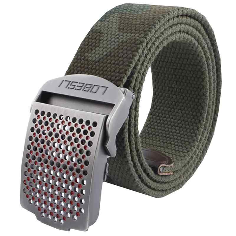 BUZZxSELECTION(バズ セレクション) メンズ 迷彩 ベルト ミリタリー デザイン バックル 編み込み フリーサイズ LBT089