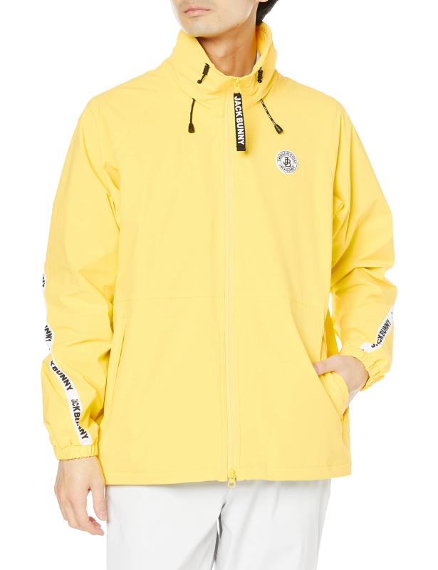 [ジャックバニー] メンズ フルジップブルゾン (ロゴテープ・4WAYストレッチ) / ゴルフ アウター / 262-3120101