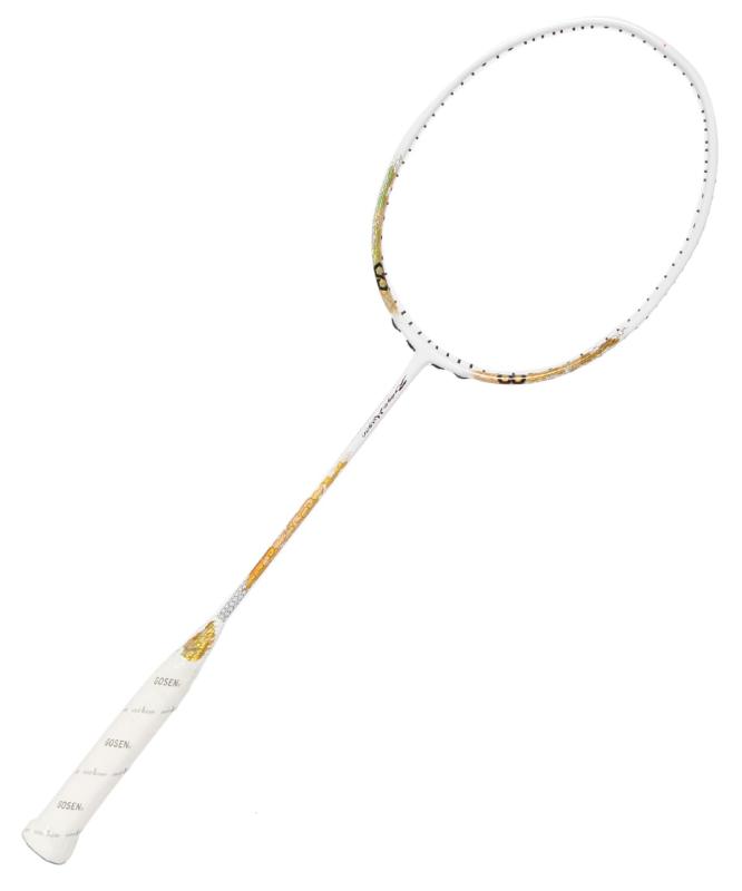 ゴーセン GOSEN バドミントンラケット 凌駕無限 PURE WHITE JPN MODEL ピュアホワイト ジャパンモデル ..