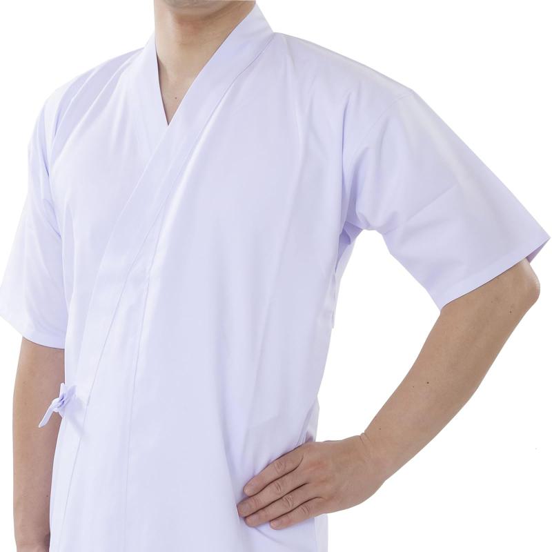 [suizan雅] 翠山弓具店 弓道 弓道衣 夏用上衣 男性用 吸汗速乾