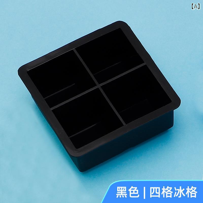 食品 グレードの ウイスキーアイスキューブ 型、 大型 ソフト シリコン 製 製氷 皿、 家庭 用 北 欧風 角 氷 製氷 ボックス、 氷 棒 型(x2)