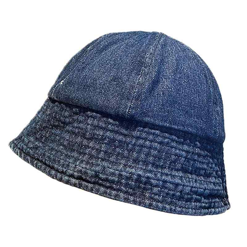[バズ セレクション] チューリップハット 帽子 ハット デニム おしゃれ 旅行 かわいい シンプル レディ..