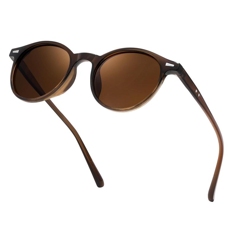 楽天つかさストア[FEISEDY] サングラス 偏光 超軽量 21g おしゃれ 人気 ドライブ 登山 釣り 運転 旅行 UV400 紫外線カット ファッション 男女兼用 丸型 B1327