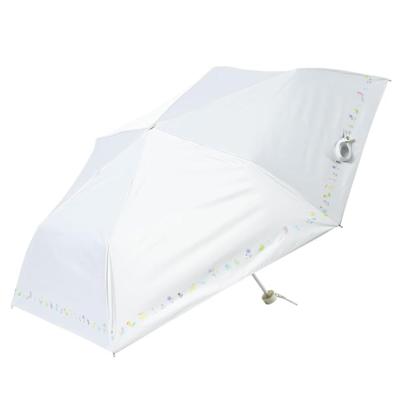 nifty colors(ニフティカラーズ) 折りたたみ傘 遮光ことりたちミニ55