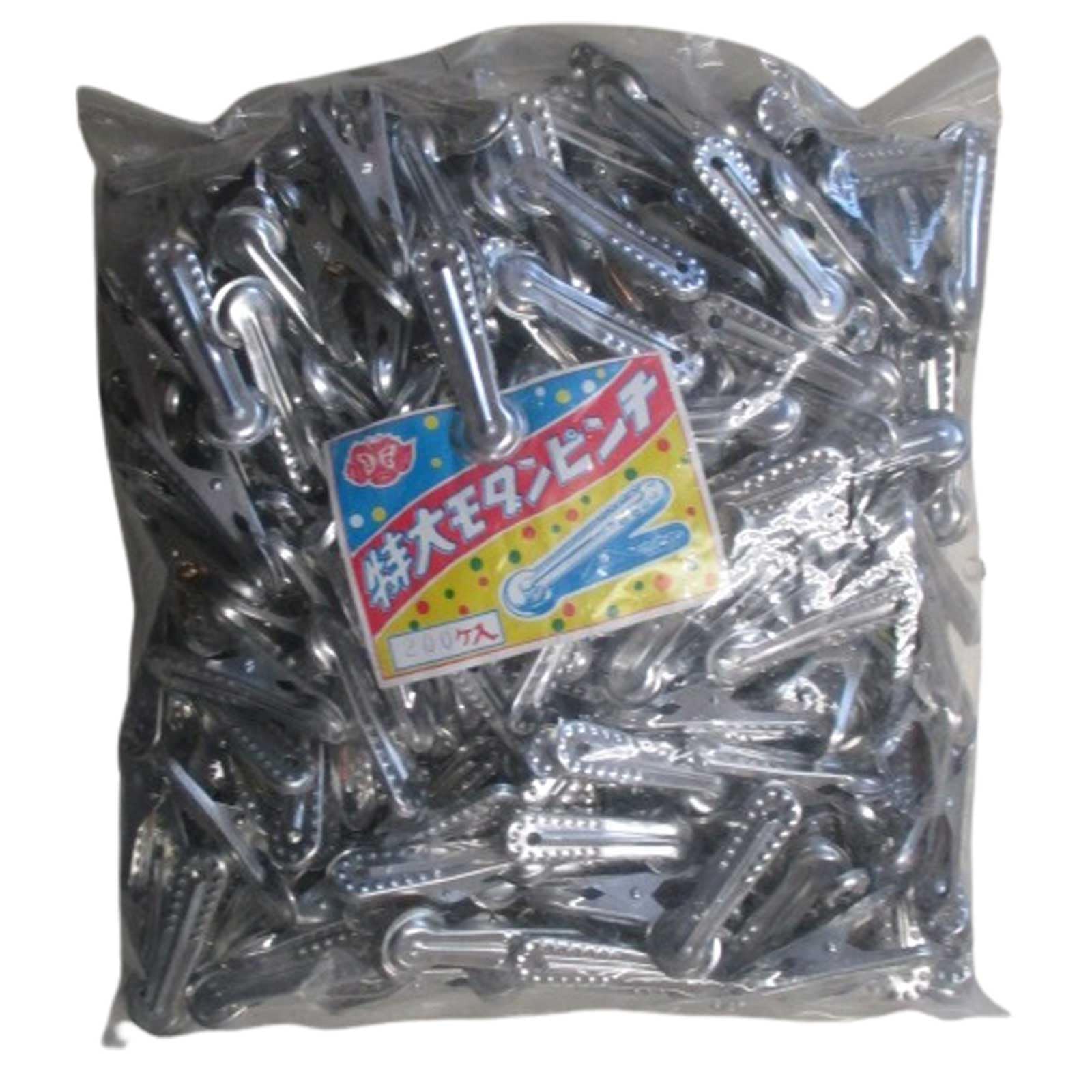 • 【商品サイズ】6.5X1.5X3cm • 【重量】20g • 【材質】柄 アルミニュウム・針金 硬鋼線 • 【生産国】日本 • 【内容量】200個