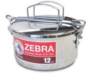 【インナートレー付き ゼブラ ステンレス ランチボックス　トレイ付き　12cm】フードキャリア、お弁当箱、ZEBRA、zebra、新生活 応援、アウトドア 弁当箱