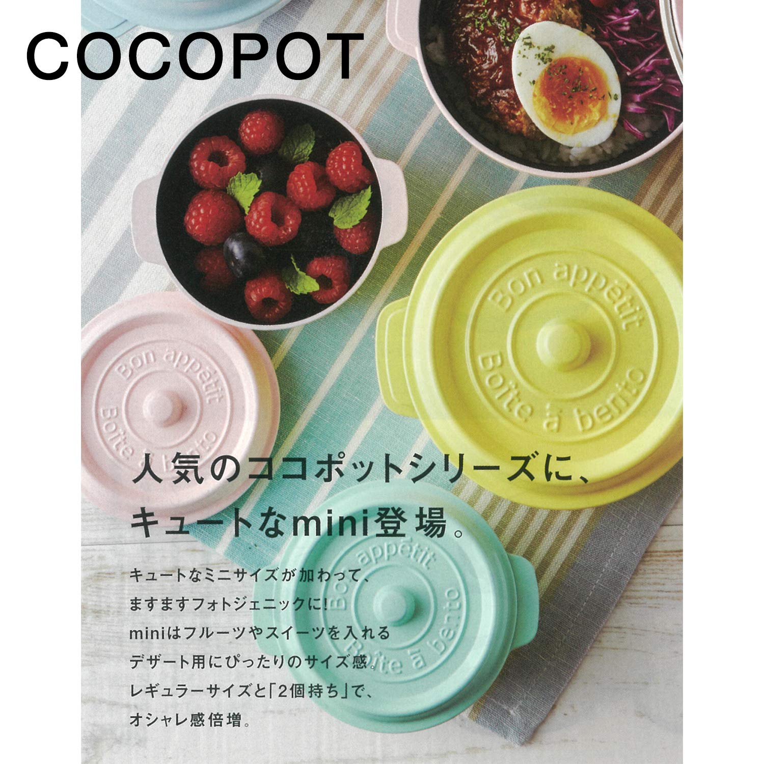 竹中(Takenaka) 弁当箱 ミント 250ml 弁当箱 ココポット ミニ ミント 250ml T-86377 [2]