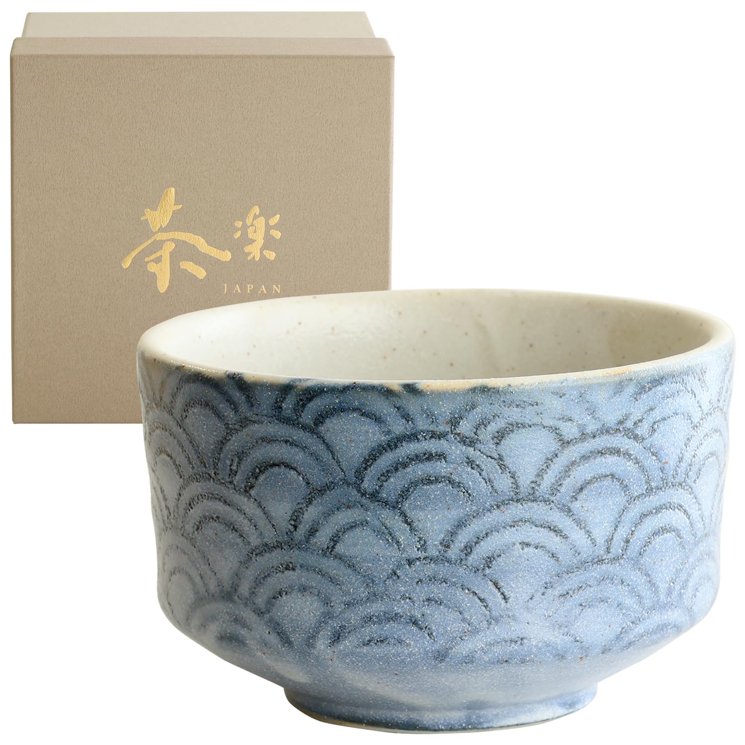 楽天市場】抹茶茶碗 青海波の通販