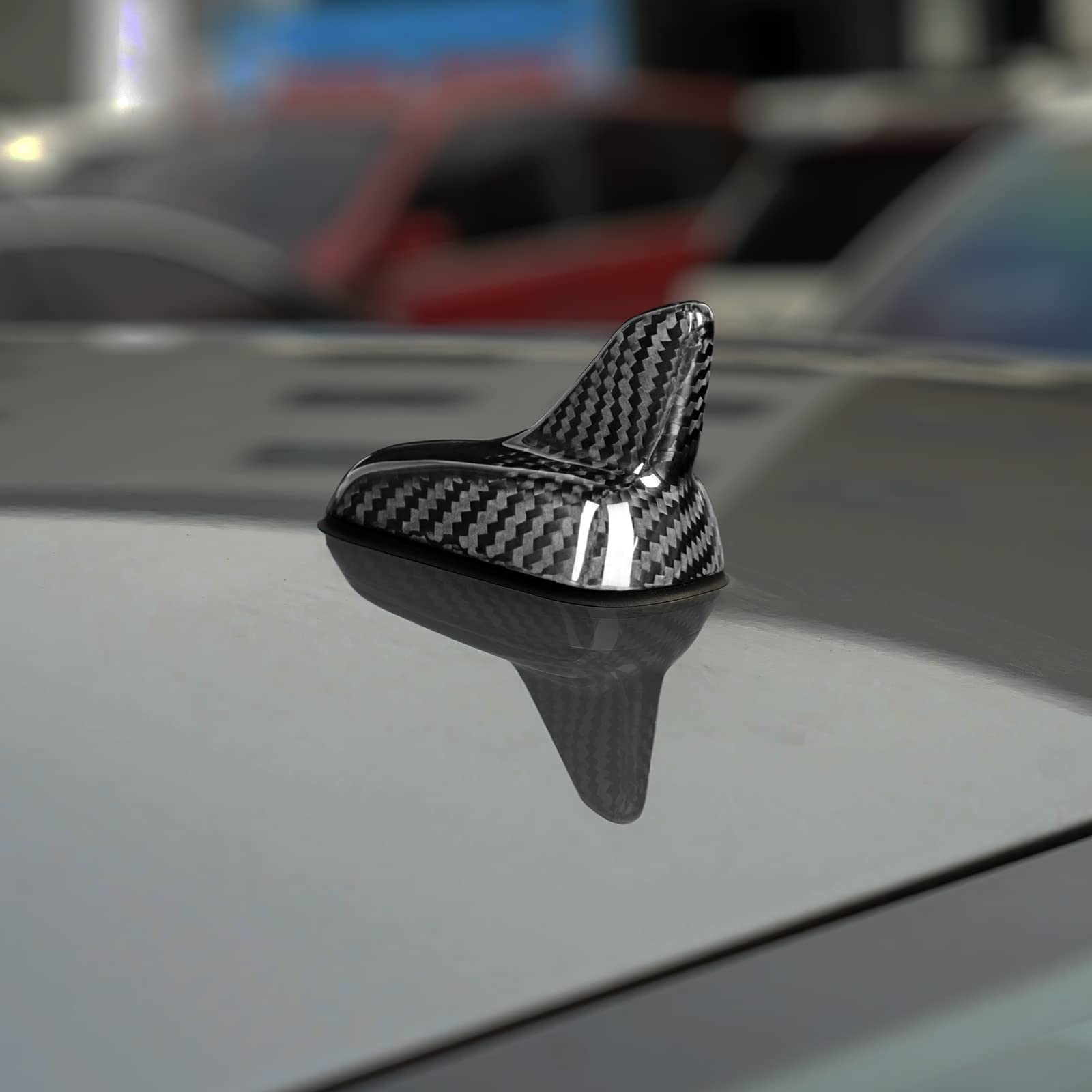 AIRSPEED フォルクスワーゲン専用 アクセサリー リアルハードカーボンファイバー製 カーシャークフィンアンテナカバー デコレーションカバー 防水保護層 ハンドル トゥーラン ゴルフ7 ラマンド ティグアン パサート 外装トリム