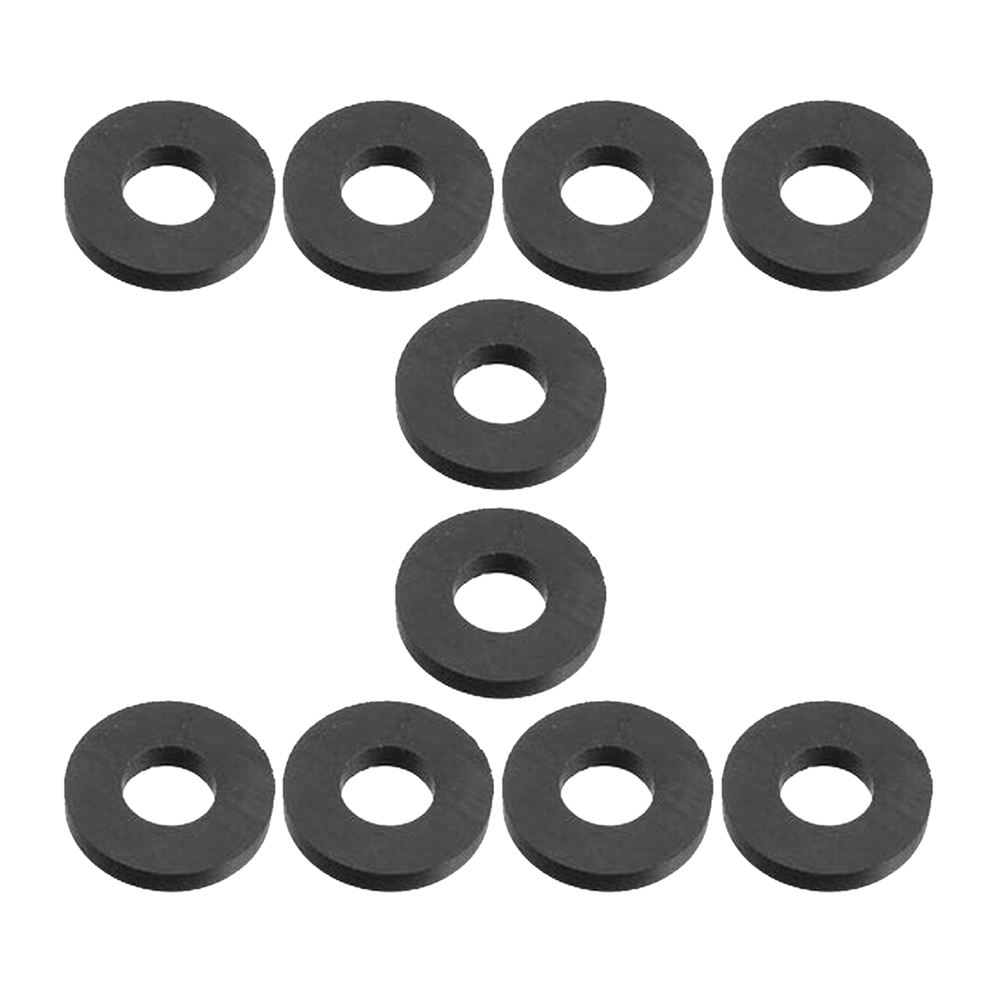 • 【サイズ】16mm OD、10mm ID、3mm 厚さ. 【材質】NBR ゴム平ワッシャー、ブラック. 10個入り. • 【NBR利点】ソフトで弾力性、耐油性、耐腐食性、耐摩耗性、耐久性、強いシール、及び絶縁することができます。 • 【応用】ホースナット、蛇口パイプ、バルブ、園芸のメンテナンスや改造に使用されます、振動を低減することができます。 • 【耐油、防水、気密】-30℃～100℃。確実な遮断を提供し、パイプの漏れを防ぎ、エネルギーの無駄を減らします。 • 【注意】購入前に必要なサイズと素材を確認し、涼しく乾燥した場所に保管してください。子どもの手の届かない所において下さい。