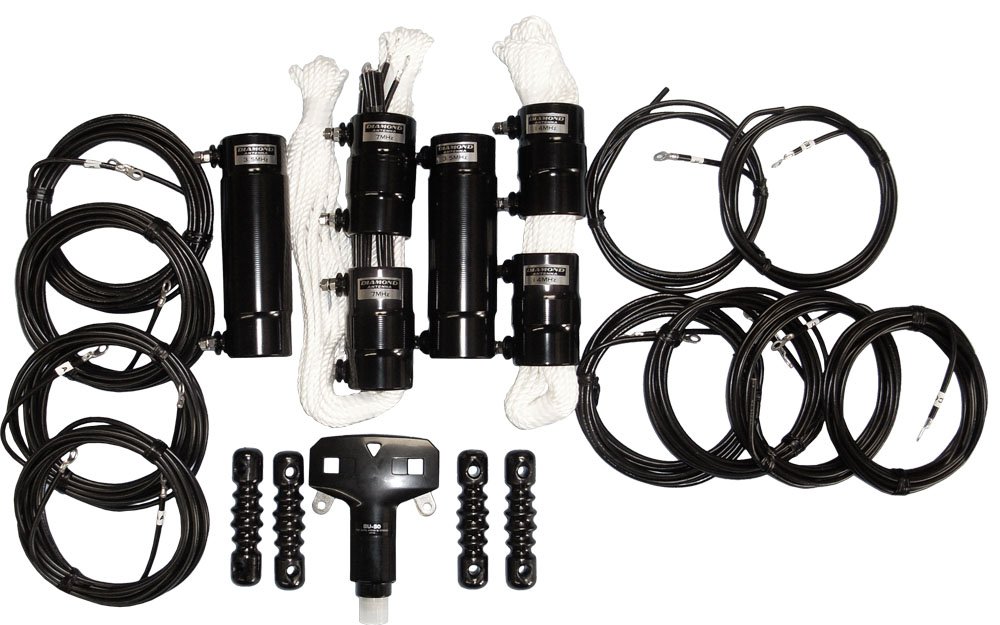 • 全長：19.2m●重量:2.5kg • 耐入力:1.2kW(PEP)●接栓:M-J • 空中線型式:ダイポール型
