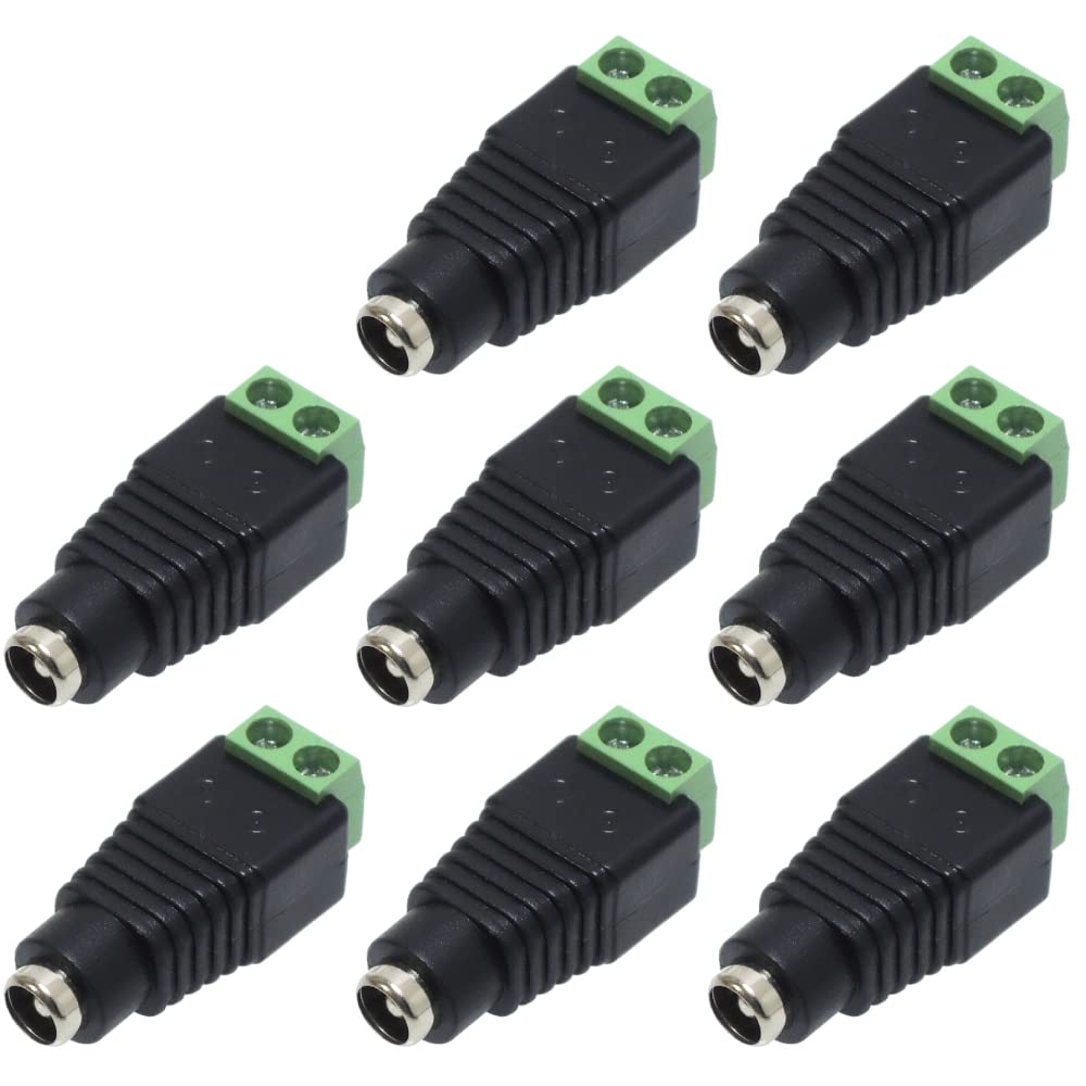 KAUMO ネジ止め DCジャック (5.5/2.5mm DCジャック8個)