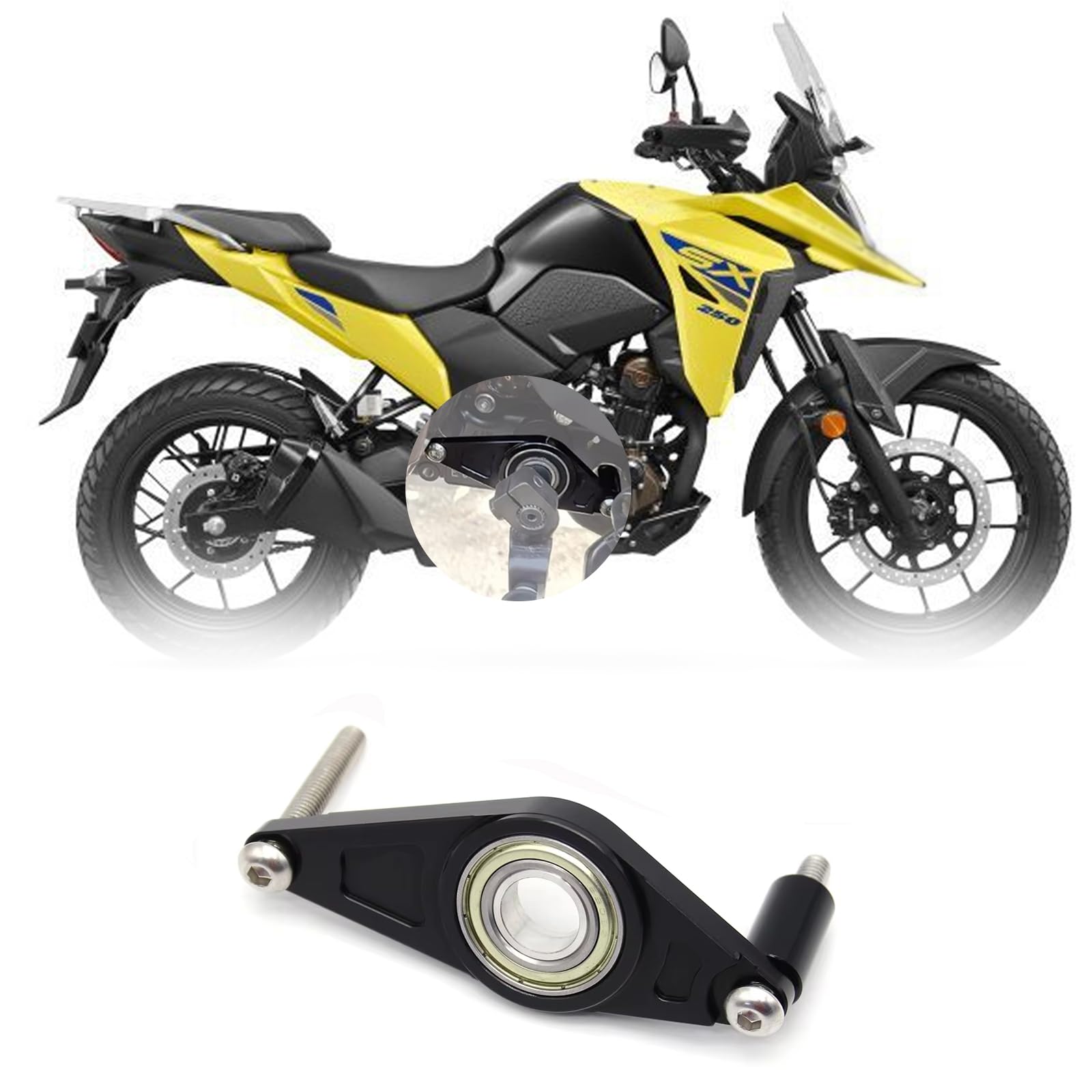 FOR V-ストローム250SX v strom 250sx v ジクサー SF250 ジクサー 150/250 2026 2025 2024 2023 2022 シフトサポート修正アクセサリーオートバイシフトスタビライザーシフトギアスタビライザーに適しています