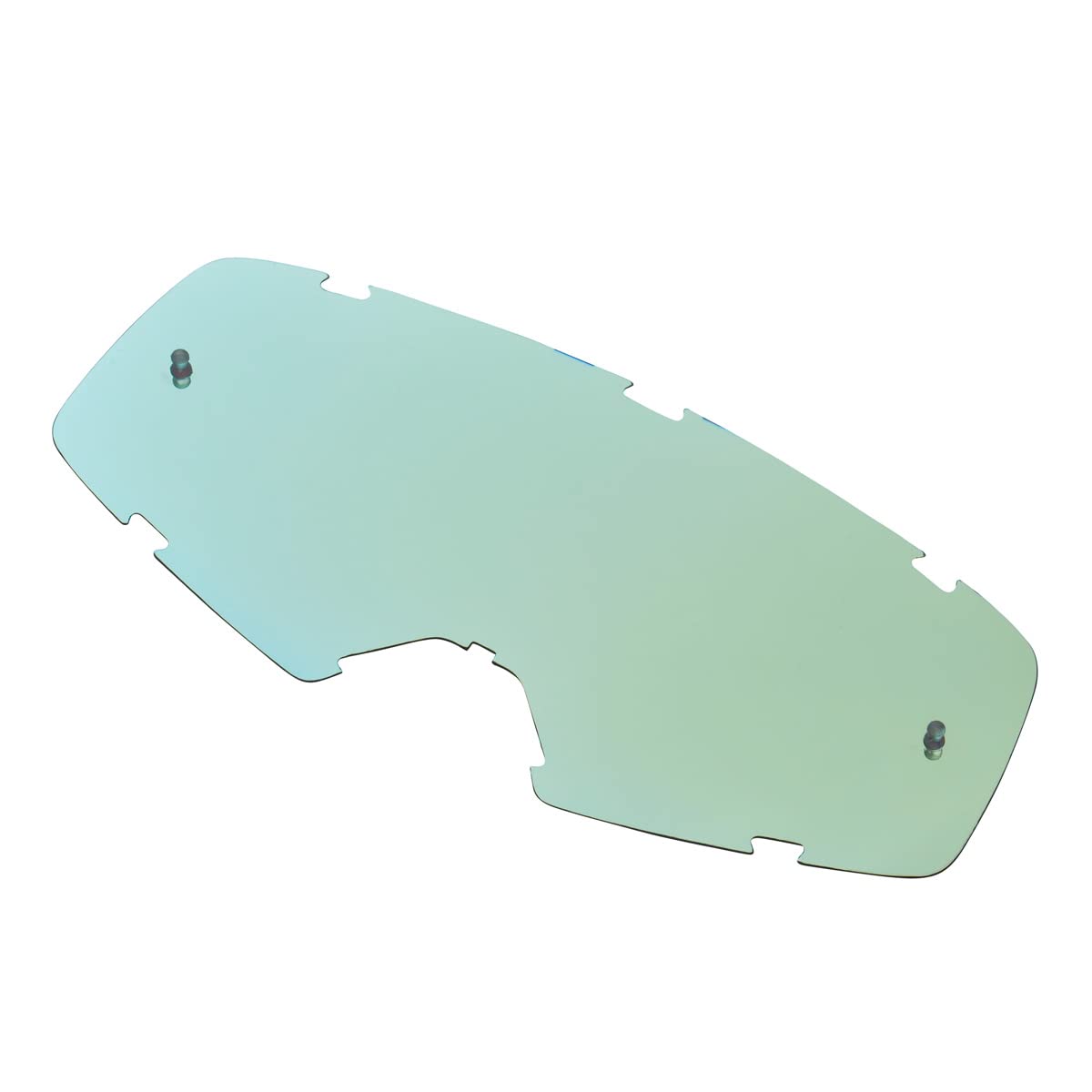 • ティアオフ装着用ピン付　レース用レンズ • REVOミラーコーティング • UV380 (90%以上UVカット)