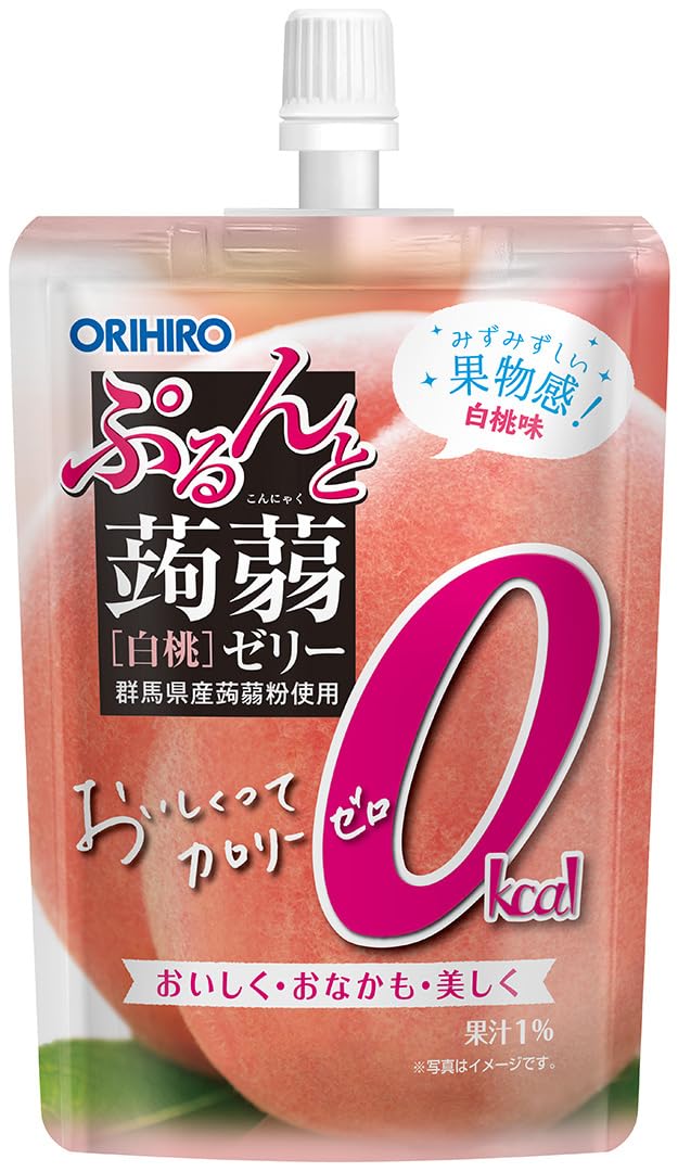 • 群馬県産の蒟蒻粉を使用。 • 美味しいけれどカロリーゼロ。※栄養表示基準に基づき、100gあたり5kcal未満を0kcalとしております。 • スタンドパウチタイプですので、年代を気にせず幅広くお召し上がりいただけます。
