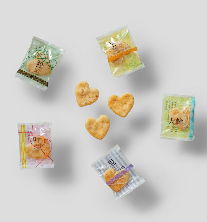 徳用心結び・えび塩味 104g おかき あられ...の紹介画像2