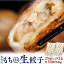 餃子 ぎょうざ 業務用 もち〇生餃子 25粒×2P 計50個 900g 冷凍 おかず おつまみ お酒 ビール 酒のつまみ 簡単調理 冷凍 冷凍同梱可